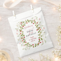 Doce Fresco Morango Silvestre Primeiro Aniversário