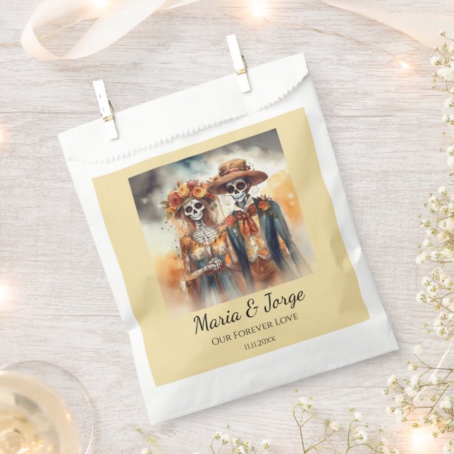 Sacolinha Doces de crânio de açúcar, costume (Cortado)