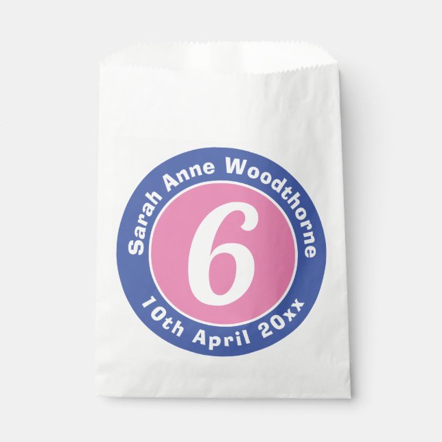 Sacolinha Doces de Festa de aniversário para crianças (Frente)