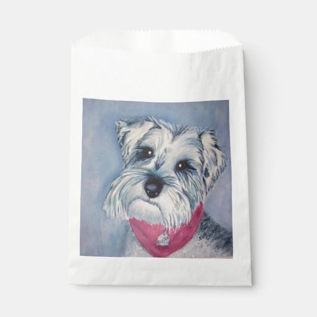 SACOLINHA DOEET SCHNAUZER BOMBA DOG OBRIGADO (Frente)