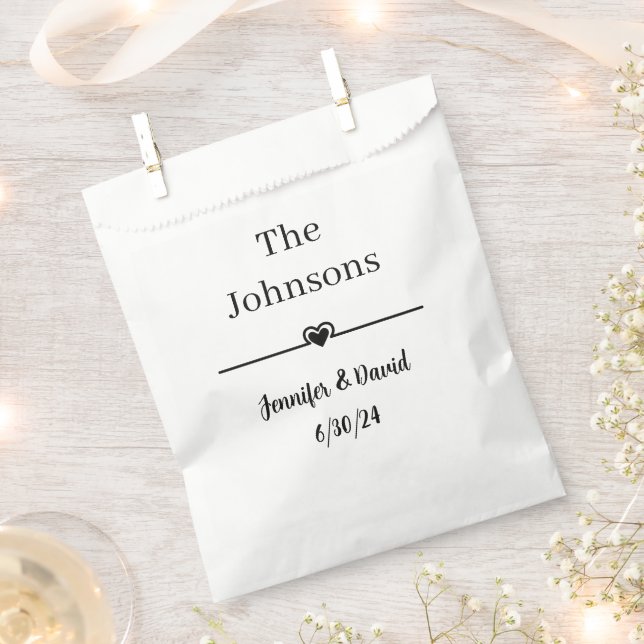 Sacolinha Dog Treat Wedding Favor Bag (Cortado)