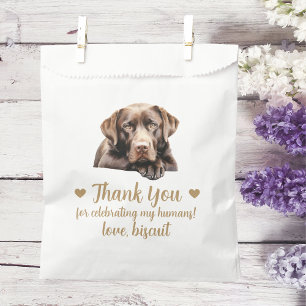 Sacolinha Dog Treat Wedding Favor Bag