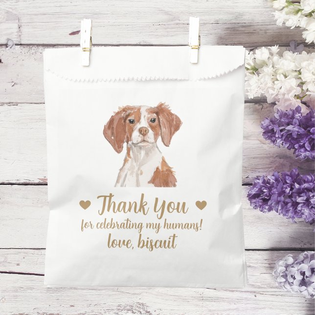 Sacolinha Dog Treat Wedding Favor Bag (Criador carregado)