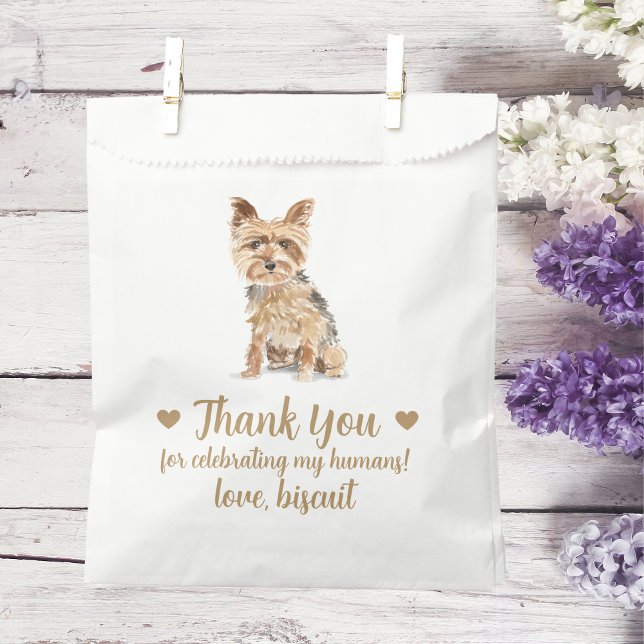 Sacolinha Dog Treat Wedding Favor Bag (Criador carregado)