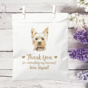 Sacolinha Dog Treat Wedding Favor Bag