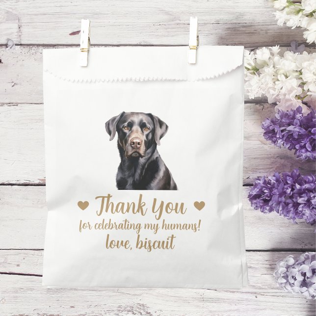 Sacolinha Dog Treat Wedding Favor Bag (Criador carregado)