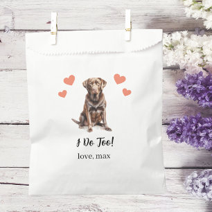 Sacolinha Dog Treat Wedding Favor Bag