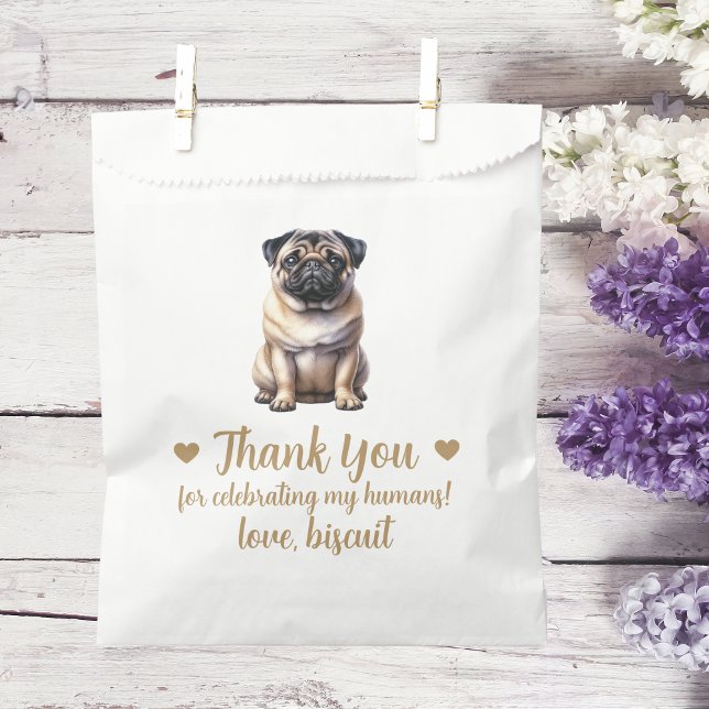 Sacolinha Dog Treat Wedding Favor Bag (Criador carregado)