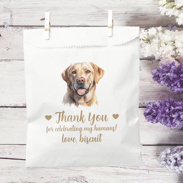 Sacolinha Dog Treat Wedding Favor Bag (Criador carregado)