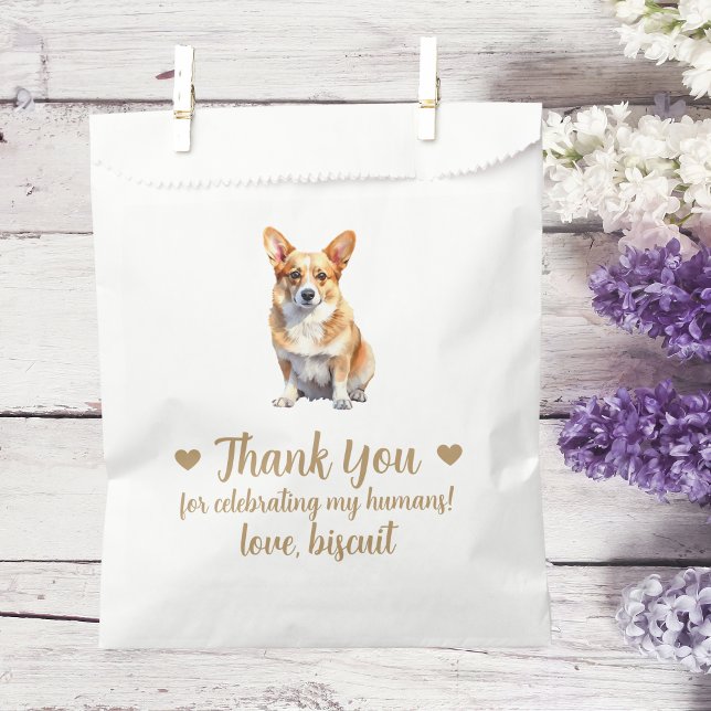 Sacolinha Dog Treat Wedding Favor Bag (Criador carregado)