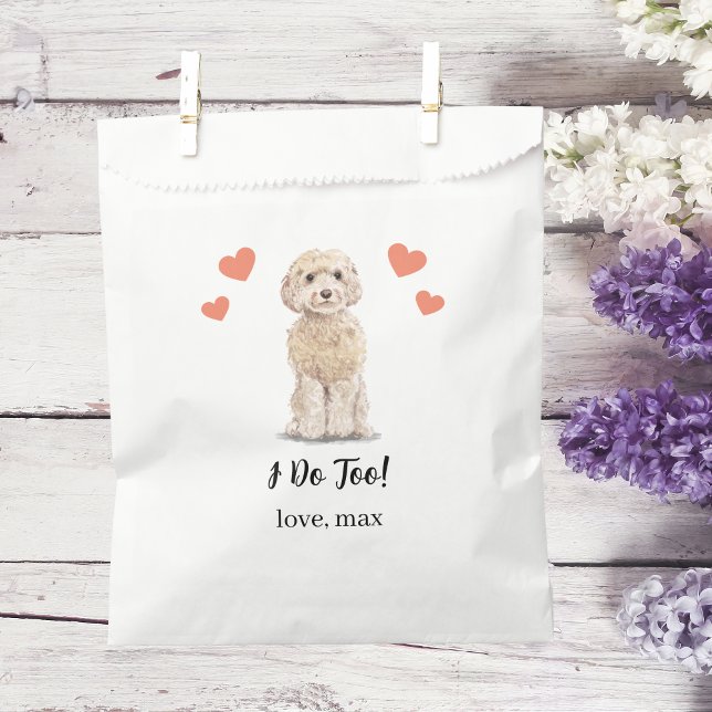Sacolinha Dog Treat Wedding Favor Bag (Criador carregado)