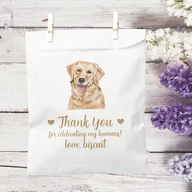 Sacolinha Dog Treat Wedding Favor Bag (Criador carregado)