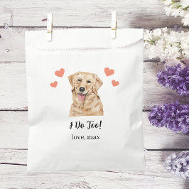 Sacolinha Dog Treat Wedding Favor Bag