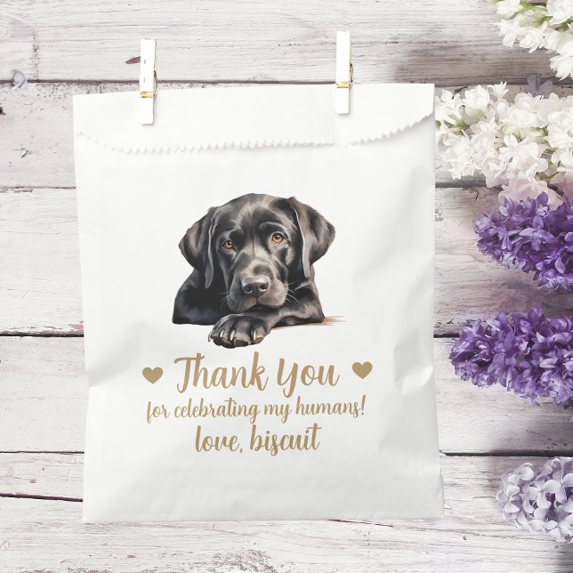 Sacolinha Dog Treat Wedding Favor Bag (Criador carregado)