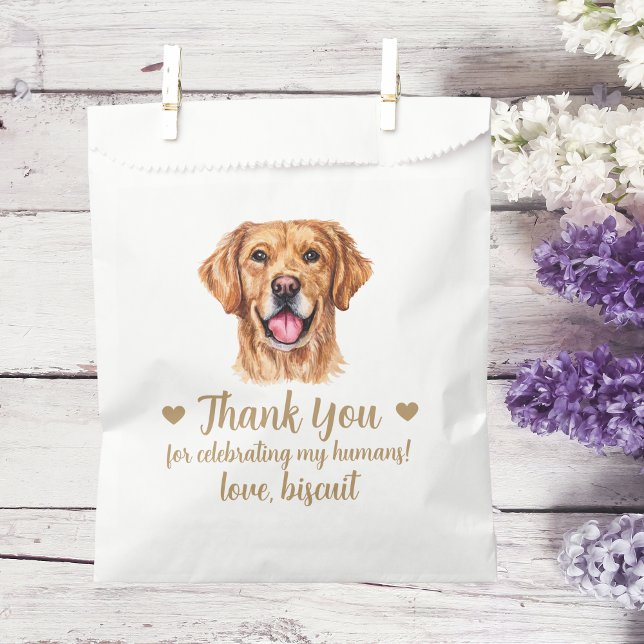 Sacolinha Dog Treat Wedding Favor Bag (Criador carregado)