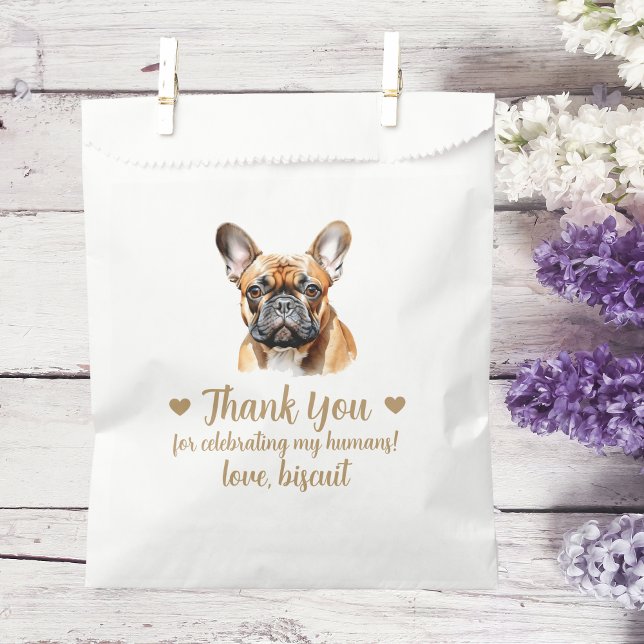 Sacolinha Dog Treat Wedding Favor Bag (Criador carregado)