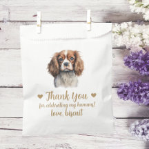 Dog Treat Wedding Favor Bag