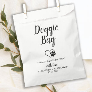 Sacolinha Doggie Bag Dog Treat Wedat Favor Bag Biscuit Bar