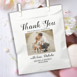 Sacolinha Doggie Bag Obrigado Pet Treat Casamento Favor Bag