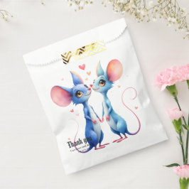 Sacolinha Dois Corações, Um Amor – Ratinho de Casamento.
