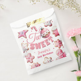 Sacolinha Dois segundo aniversário de Natal de Cookie Rosa, 