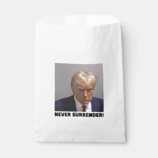 Sacolinha Donald J Trump Mug Shot - Nunca Renda Longa Venda