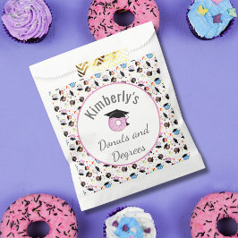 Sacolinha Donuts e Diplomas Padrão de Formatura Personalizad