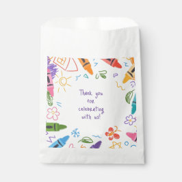 Sacolinha Doodle Kindergarten Festa de formatura