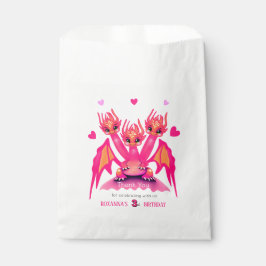 Sacolinha Dragão rosa