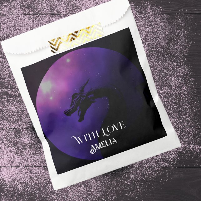 Sacolinha Dragão Roxo Personalizado (Criador carregado)