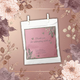 Sacolinha dreamage vintage boho chic obrigado de casamento