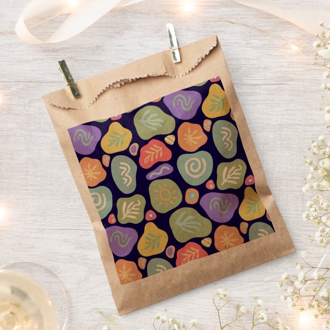 Sacolinha Dreamodles - Vibrant Boho Nature Motif Design (Cortado)