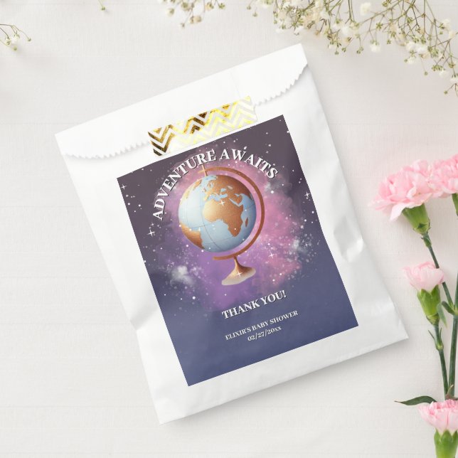 Sacolinha Dreamy Watercolor Adventure Aguarda Chá de fraldas (Selado)