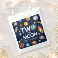 Duas Da Festa de aniversário Do Planeta Espacial E