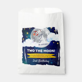 Sacolinha Duas Festas De segundo aniversário Da Lua