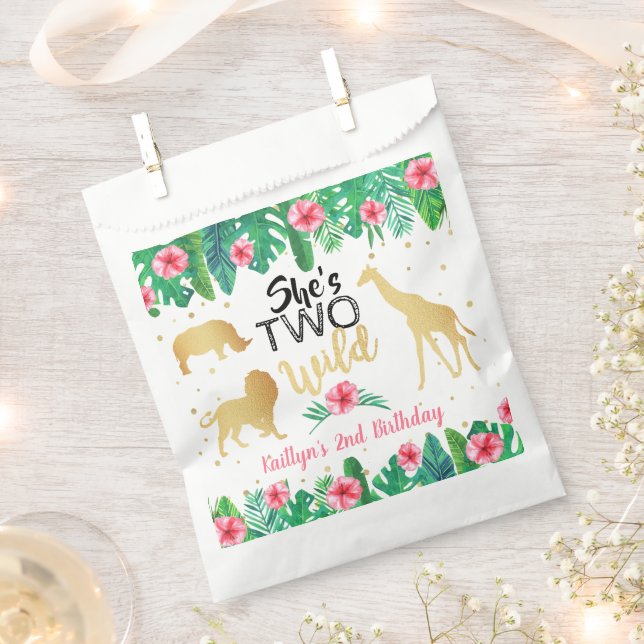 Sacolinha Duas Garotas Selvagens Segunda Festa de aniversári (Cortado)