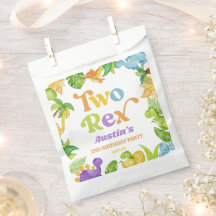 Duas segundos Rex Dinossaur Segunda Festa de anive