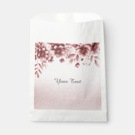Sacolinha Dusty Rosa Floral Favor Bag