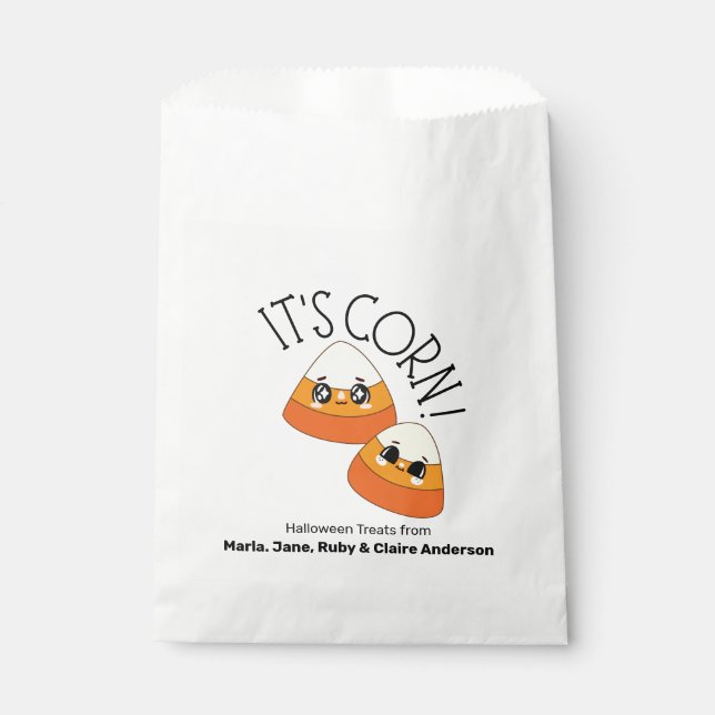 Sacolinha É a CORN! Candy Corn Halloween (Frente)
