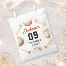É Festa de aniversário de baseball no jogo