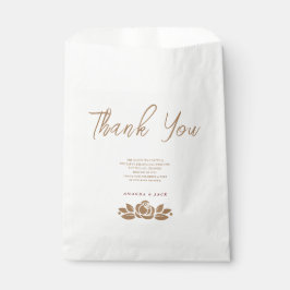 Sacolinha É Um Chá de fraldas Branco Dourado