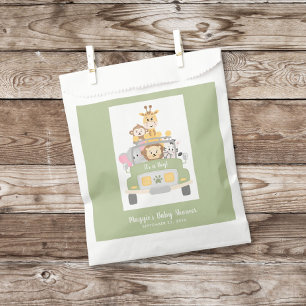 Sacolinha É um Chá de fraldas Safari Garoto Obrigado