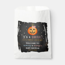 Sacolinha É um Ghoul! Chá de fraldas de Halloween de Pequeno