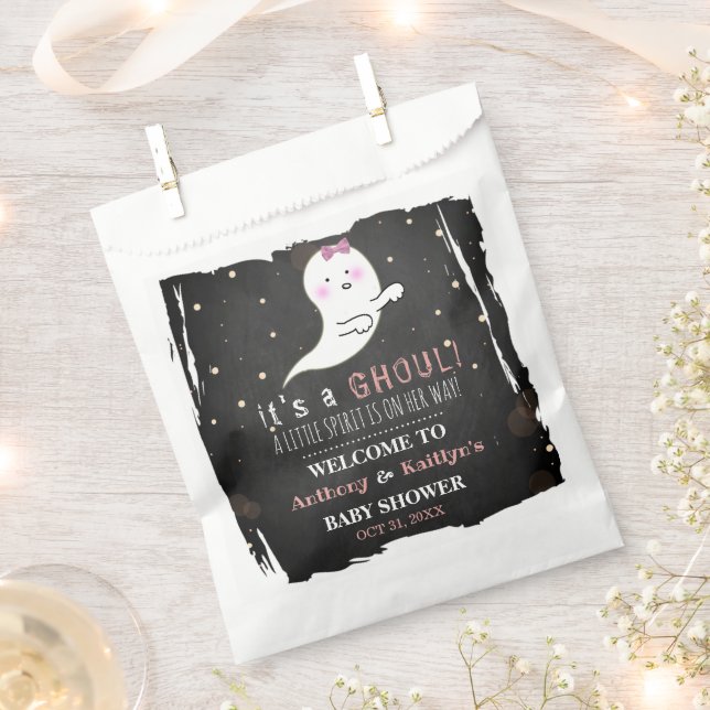 Sacolinha É um Ghoul! Pequeno Chá de fraldas de Halloween (Cortado)