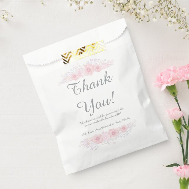 Sacolinha é uma botânica floral simples chá de fraldas (Selado)