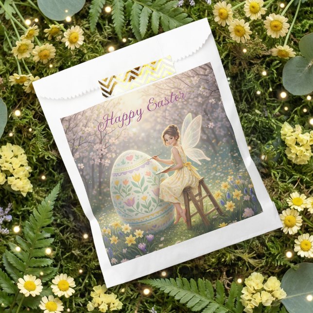Sacolinha Easter Fairy Painting Egg Spring (Criador carregado)