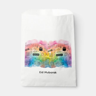 Sacolinha Eid Doodle Colorido