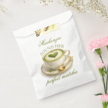Ela Encontrou Seu Chá de Noiva Matcha Perfeito