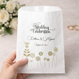 Sacolinha Elegância Atemporal Sofisticada Flora em Ouro Mini