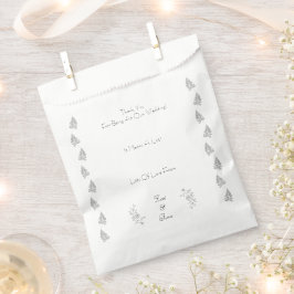 Sacolinha Elegant Black & White Botanical Chic Line Art Bag